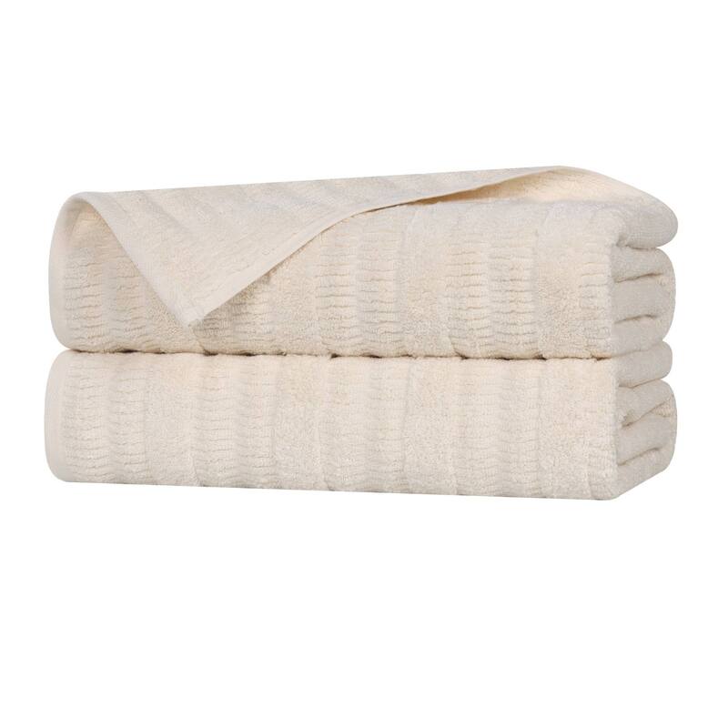Superior Mika Smart Twist Viscose Cotton Blend Bath Sheets, Set of 2