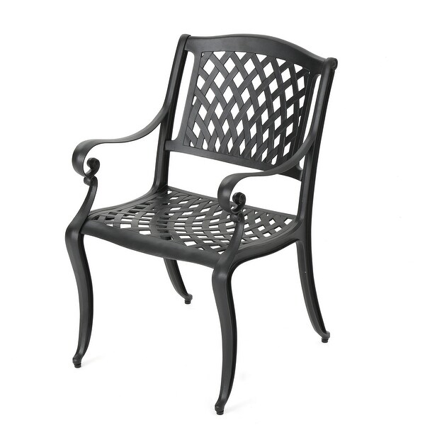 Christopher knight home outdoor sales cayman cast aluminum outdoor chair