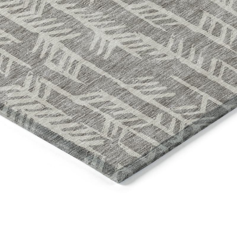 HomeRoots Tribal Transitional Rectangle Outdoor Rug