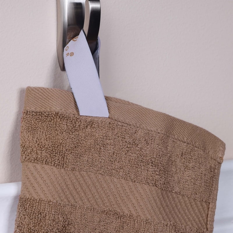 Superior Luxury Solid Highly Absorbent Egyptian Cotton 6 Piece Bath, Face, and Hand Towel Set