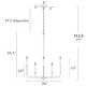 preview thumbnail 10 of 15, Modern Farmhouse 8-Light Chandelier Classic Candle Lights for Dining Room