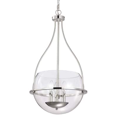Nuvo Lighting 60/7819 Amado 3 Light 14" Wide Pendant with Globe Shade