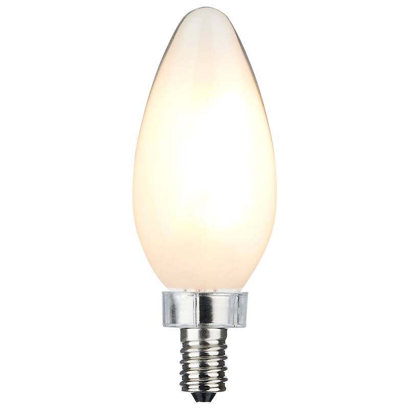 8W C11 LED Frosted Finish Candelabra Base 3000K - 90 CRI 800L - Frost