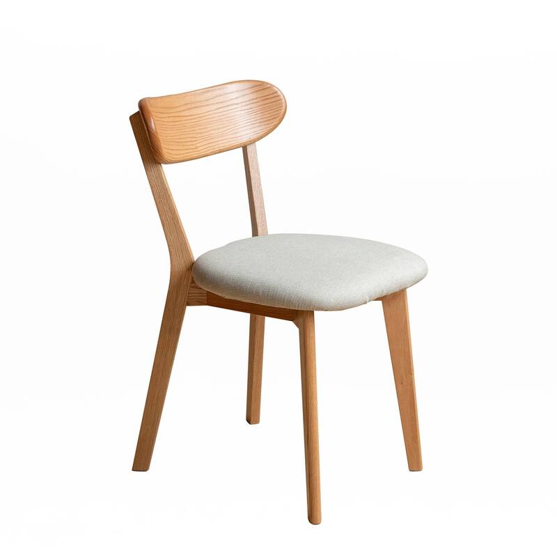 Solid Wood Dining Chair - Single - Natural