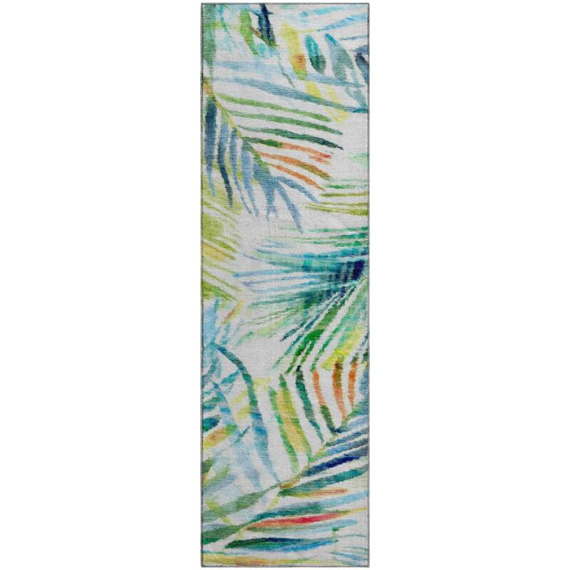 Premium Washable Super Soft Watercolor Modern Floral Mayfield Rug
