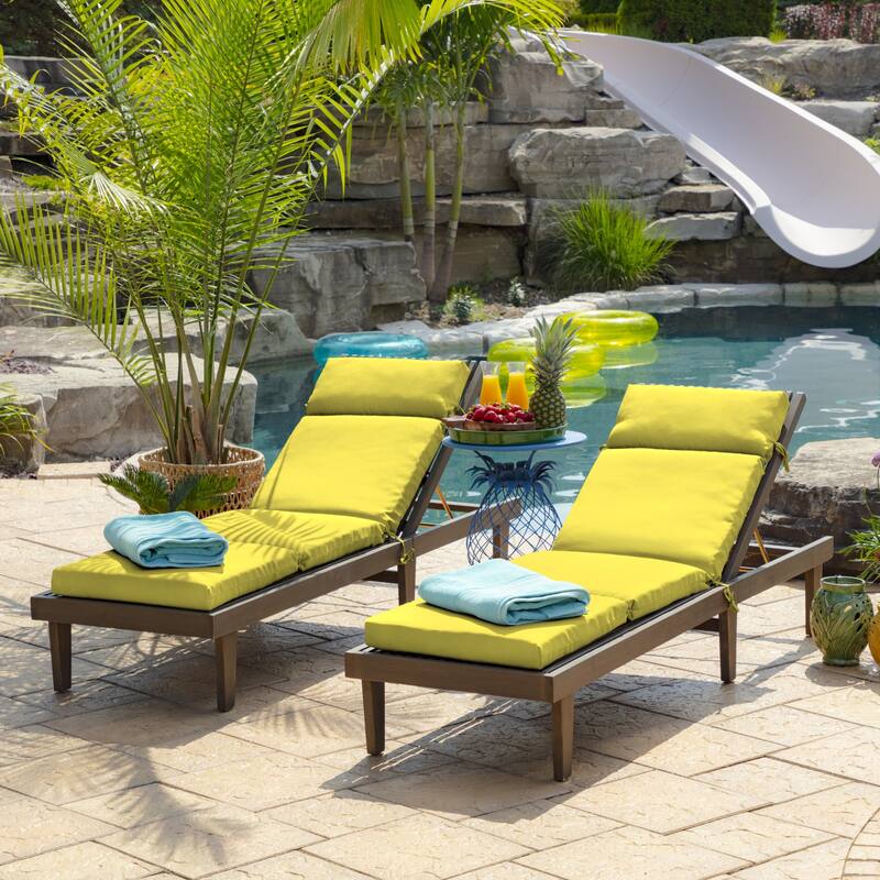 ARDEN Leala Texture Outdoor Chaise Lounge Cushion