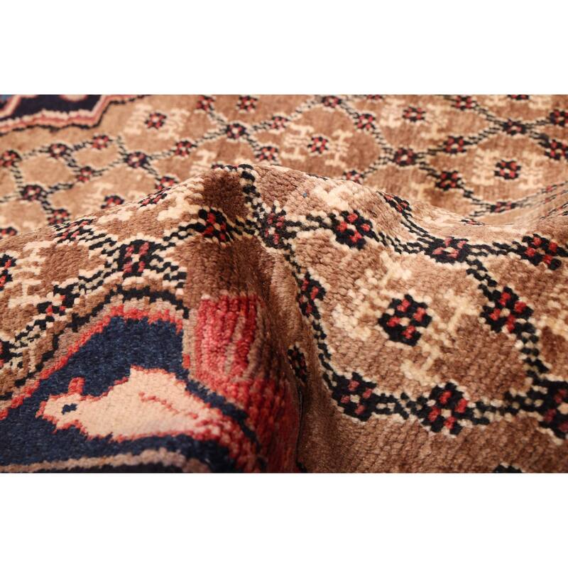 ECARPETGALLERY Hand-knotted Anatolian Vintage Light Brown Wool Rug - 5'1 x 8'11