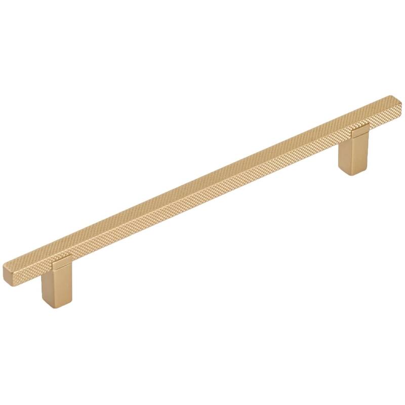 Schaub and Company Quadrato 6-5/16" Center to Center Industrial Modern - Signature Satin Brass