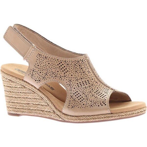 Clarks lafley rosen wedge sandal outlet