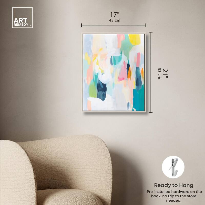 Layered Lush I Canvas by Art Remedy