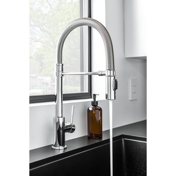 Shop Delta 9659 Dst Trinsic Pro Pre Rinse Pull Down Kitchen Faucet