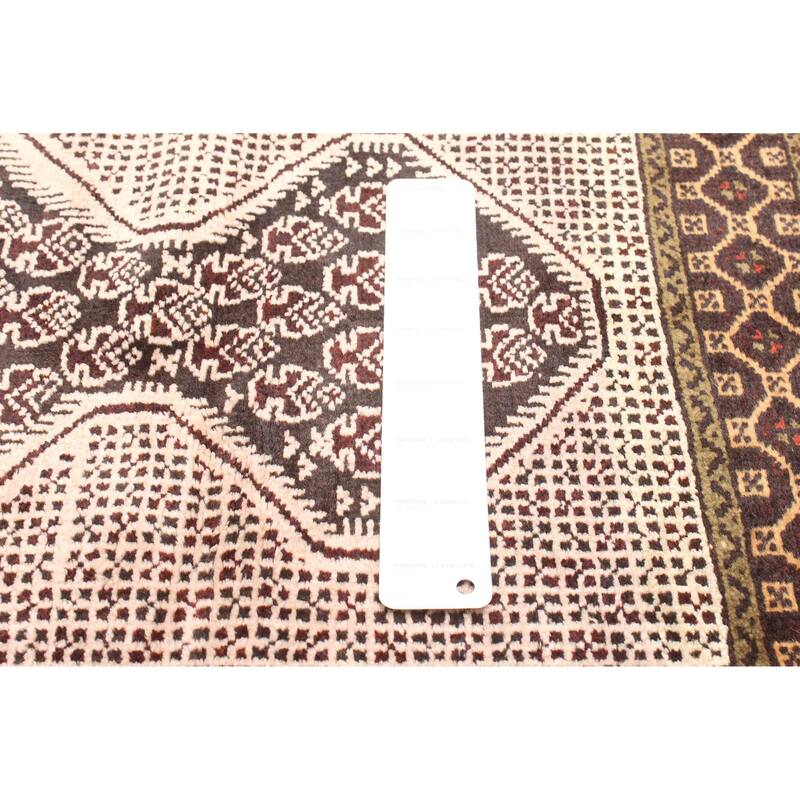 ECARPETGALLERY Hand-knotted Teimani Ivory Wool Rug - 3'1 x 5'0