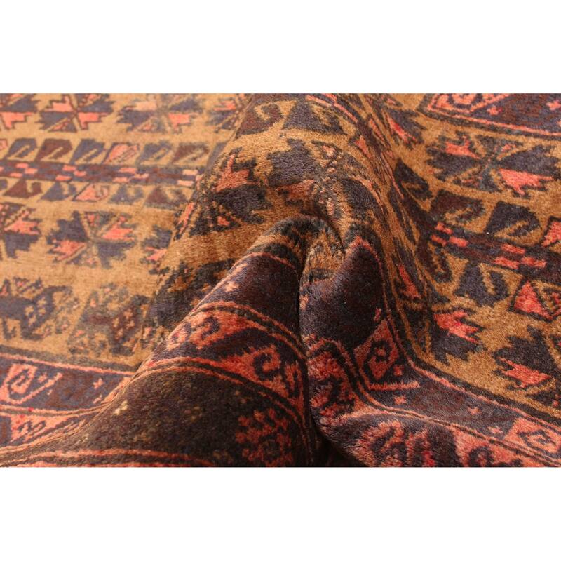 ECARPETGALLERY Hand-knotted Teimani Brown Wool Rug - 2'6 x 4'2