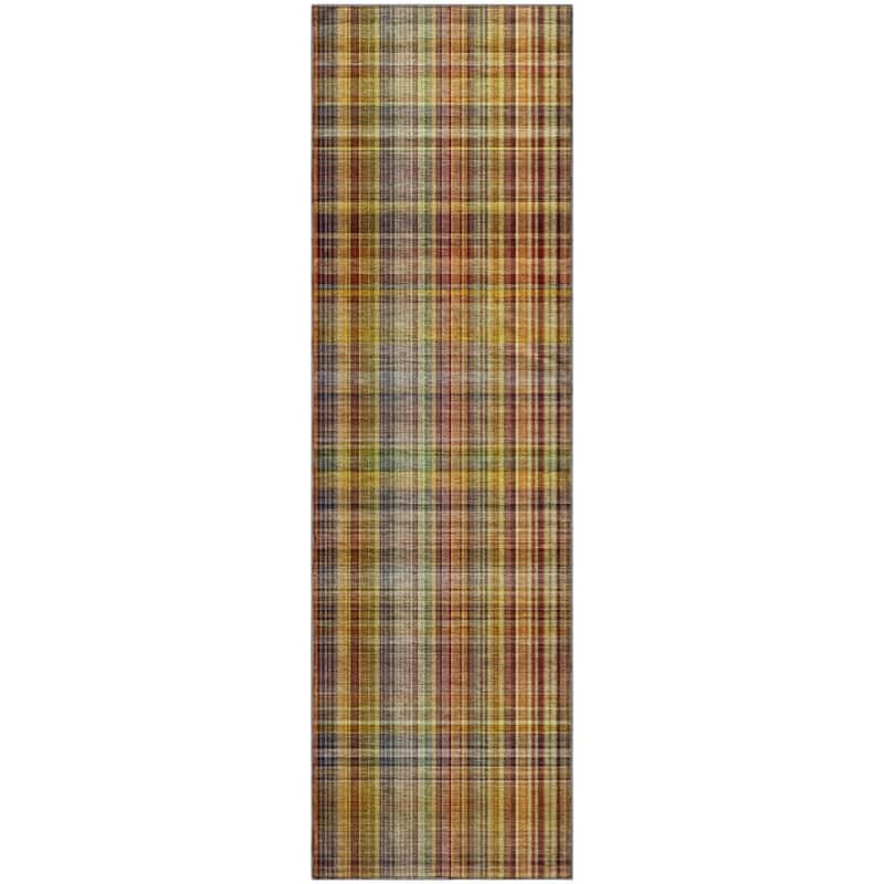 Premium Washable Super Soft Plaid Mayfield Rug