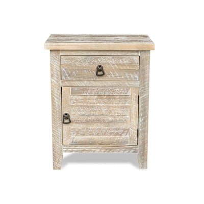 Montana Rustic Wood Nightstand