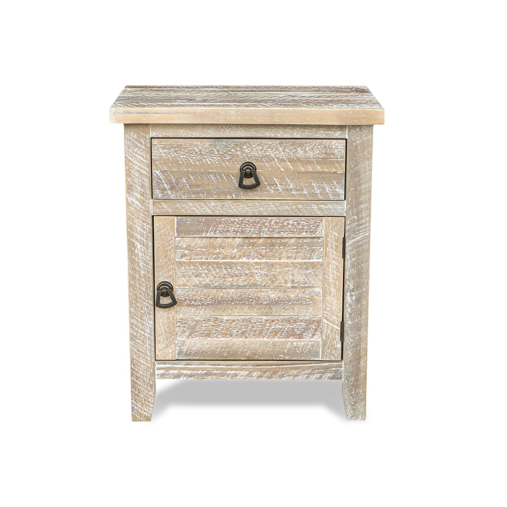 Montana Rustic Wood Nightstand
