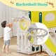 preview thumbnail 18 of 16, Kinbor Toddler Slide PlaySet - Kids Slide with Basketball Hoop, Toddler Indoor Outdoor Playground - N/A