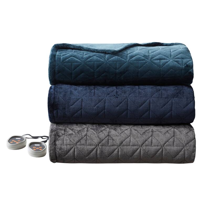 Beautyrest Quilted Plush Heated Quilt Bed Bath & Beyond 30240898
