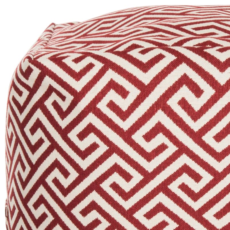 SAFAVIEH Home Valentina Fret Pouf