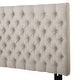 preview thumbnail 17 of 25, Jezebel Adjustable Diamond Tufted Headboard by Christopher Knight Home