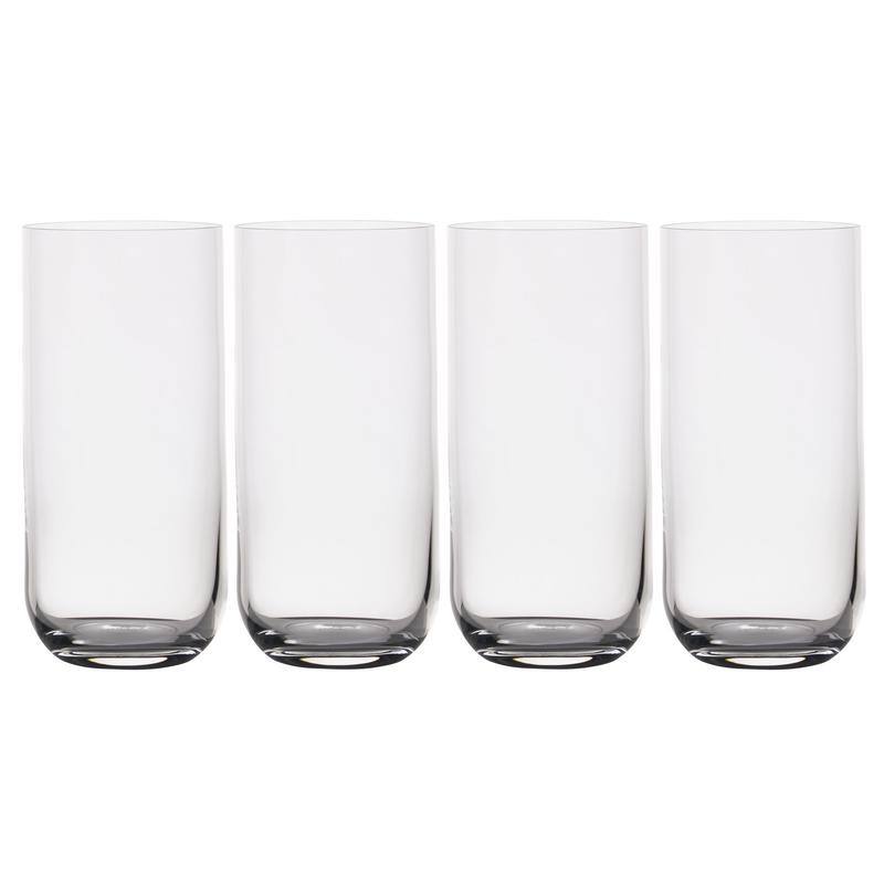 Mikasa Upton Set of 4 Highball Glasses, 17 Oz