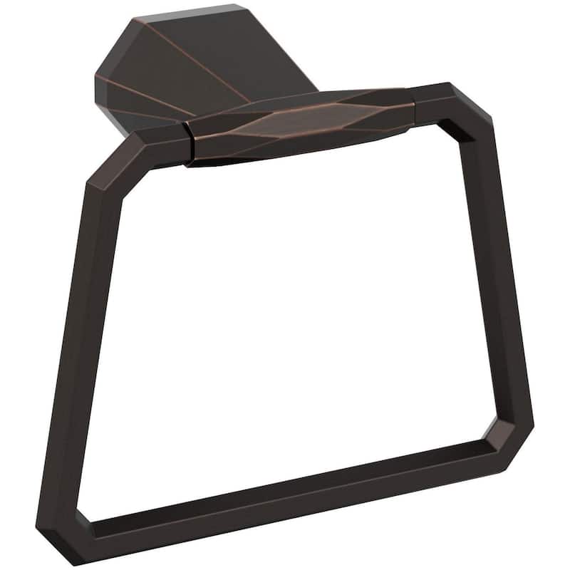 Amerock St. Vincent 5-9/16" Wall Mounted Towel Ring - Oil Rubbed Bronze