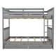 preview thumbnail 4 of 10, Full-Over-Full Bunk Bed with Ladders and Two Storage Drawers