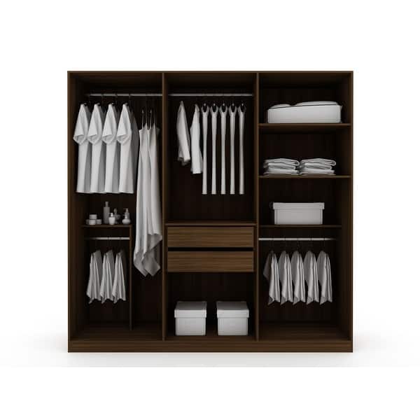 Gramercy Modern Freestanding Wardrobe Armoire Closet On Sale Overstock 28764958