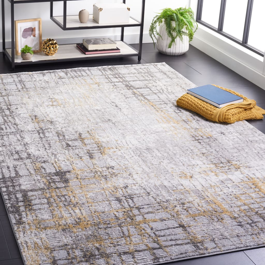 SAFAVIEH Meadow Timmy Modern Abstract Rug - 9' x 12'