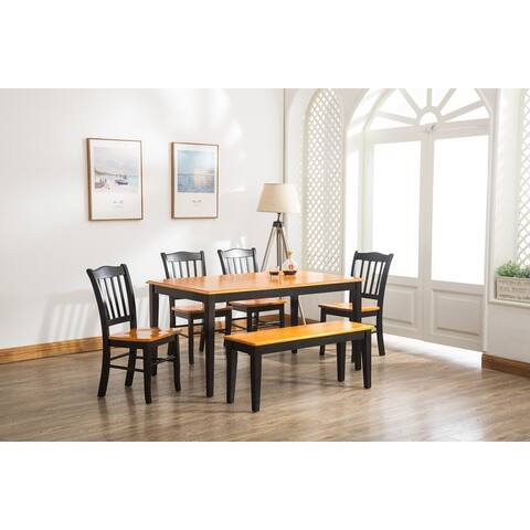 Boraam Shaker Collection 6-piece Dining Bench Dining Collection