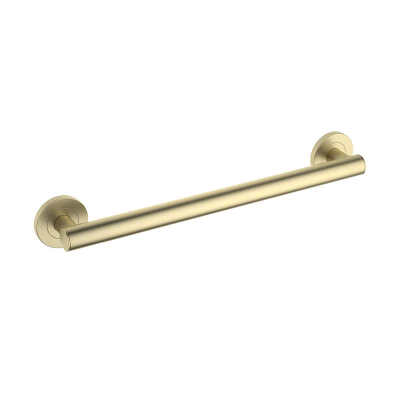 18-Inch Stainless Steel Bathroom Safety Grab Bar - Brushed Gold