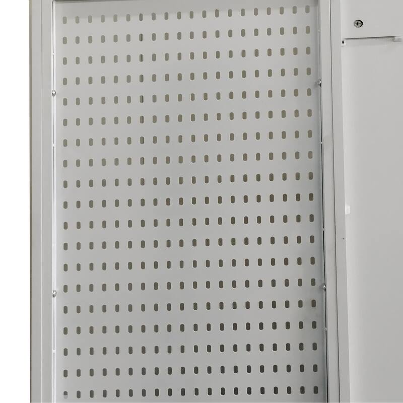 Modern Style Coat Rack with Shoe Bench, Shoe Storage, Storage Shelves and Pegboard, for Entrance and Hallway, Living Room
