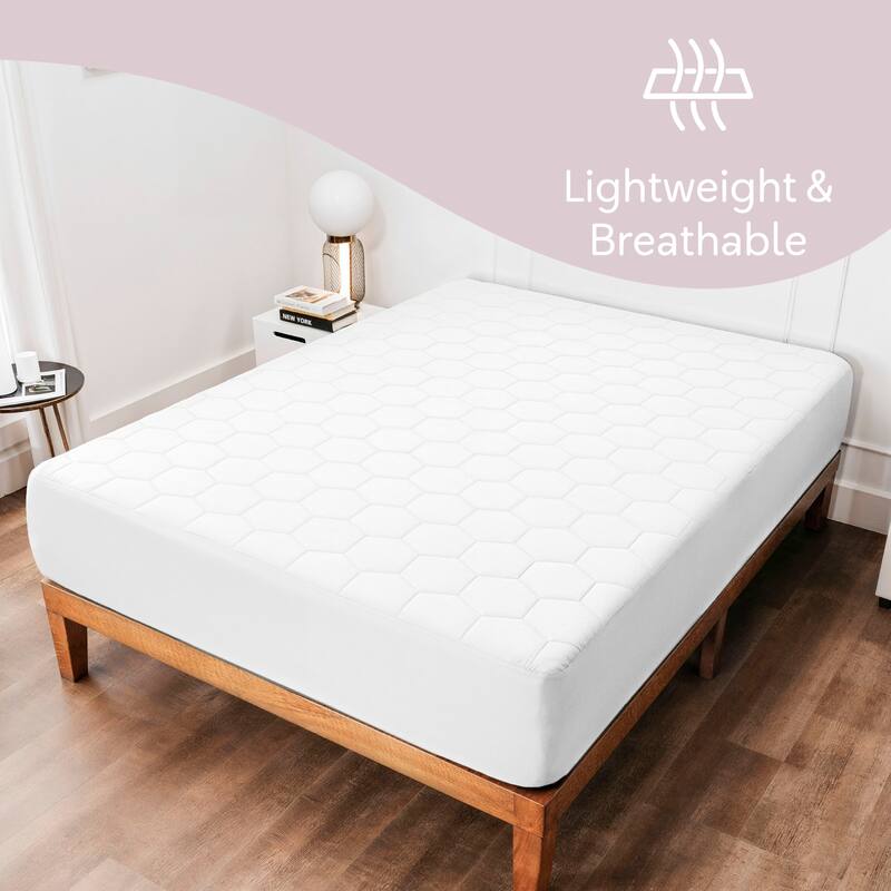 Virtu Quilted Fitted Mattress Pad Cover