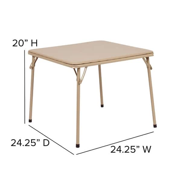 dimension image slide 1 of 3, Kids Folding Table