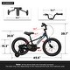 preview thumbnail 3 of 15, 1-Speed Boys Girls Child Bicycles for Ages 3-4 Years, 16 Inch Kids' Bike Children Bicycle with Removable Training Wheels
