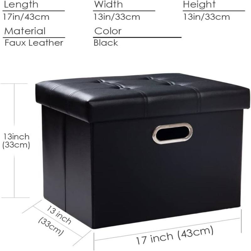 Ottoman with Storage 17x13x13 inches