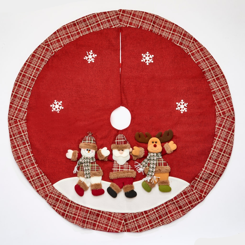 48" Christmas Embroidered Tree Skirt