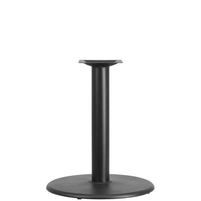 24" Round Restaurant Table Base with 4" Dia. Table Height Column