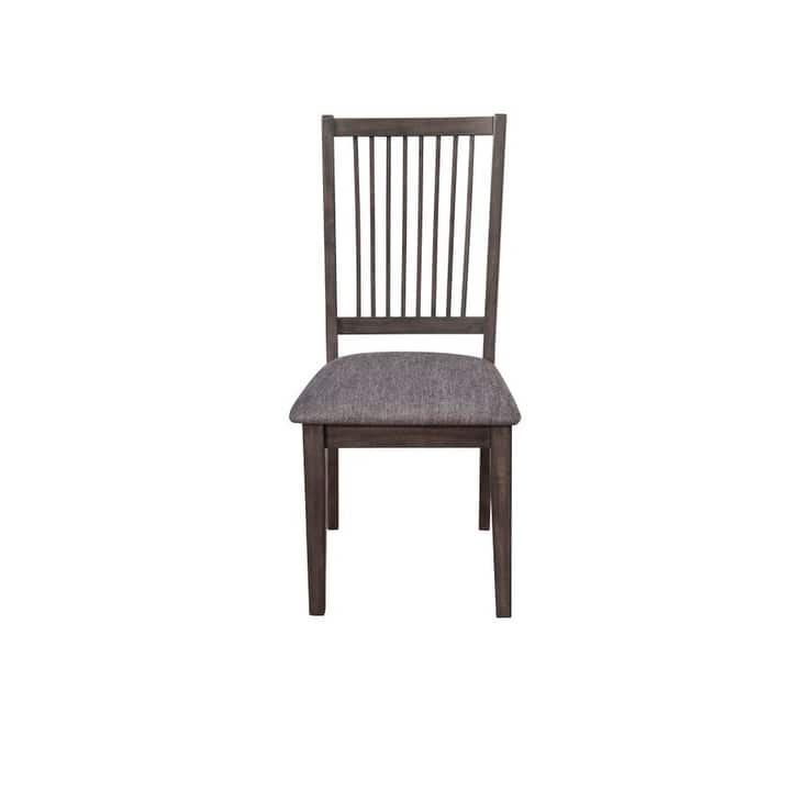 Lennox Set of 2 Wood Dining Side Chairs, Dark Tobacco - N/A