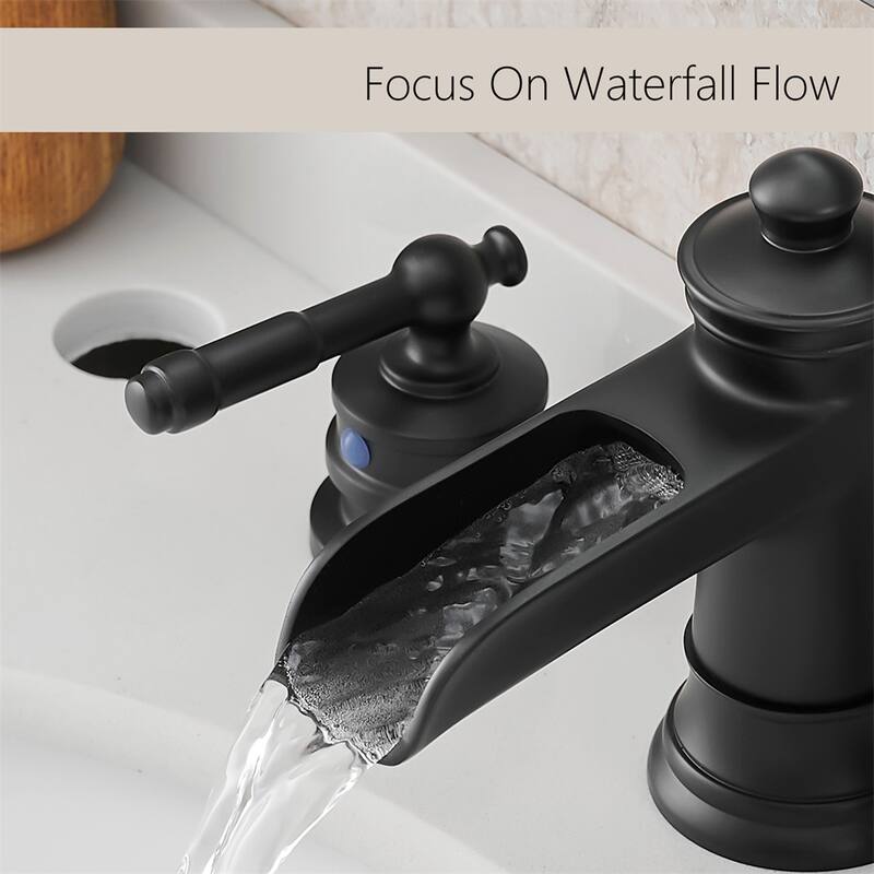 Bathroom Faucets for Sink 3 Hole ORB 8 inch Widespread Sink Faucet
