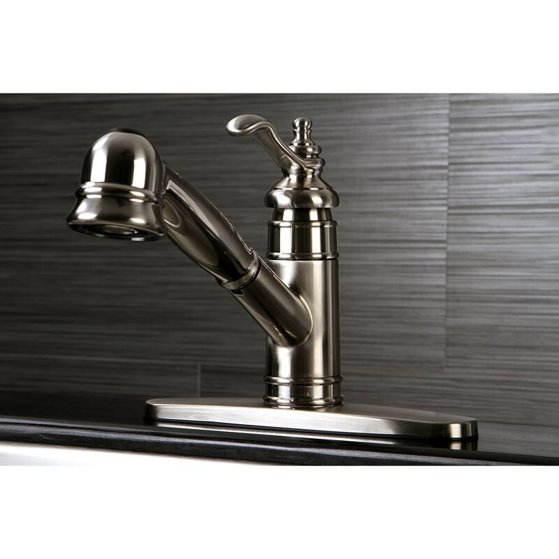 Kingston Brass Templeton 1-Handle Pull-Out Kitchen Faucet