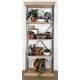 preview thumbnail 57 of 74, Brown Wood 3 Shelves Shelving Unit - 48 x 17 x 34 30 x 17 x 72