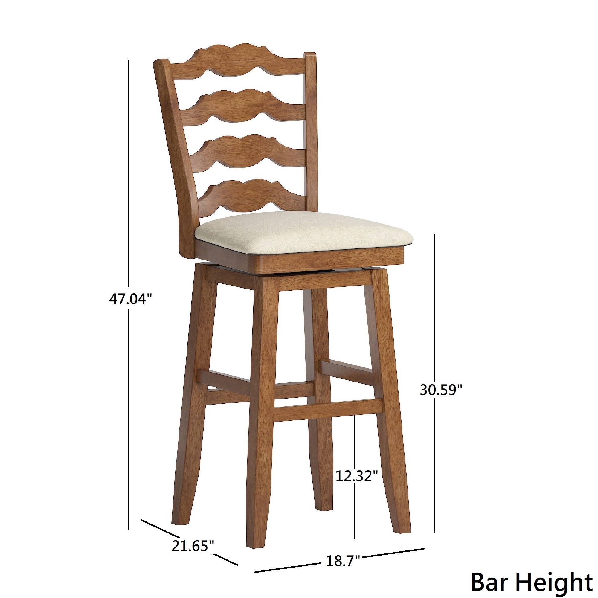 ladder back counter stools