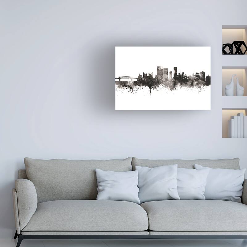 Michael Tompsett 'Chattanooga Tennessee Skyline' Canvas Art