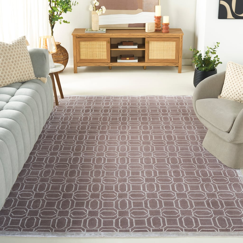 SAFAVIEH Couture Hand-knotted Tibetan Kerle Modern Wool Rug