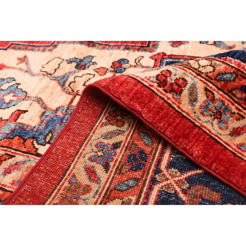 ECARPETGALLERY Hand-knotted Aryana Red Wool Rug - 9'3 x 12'0