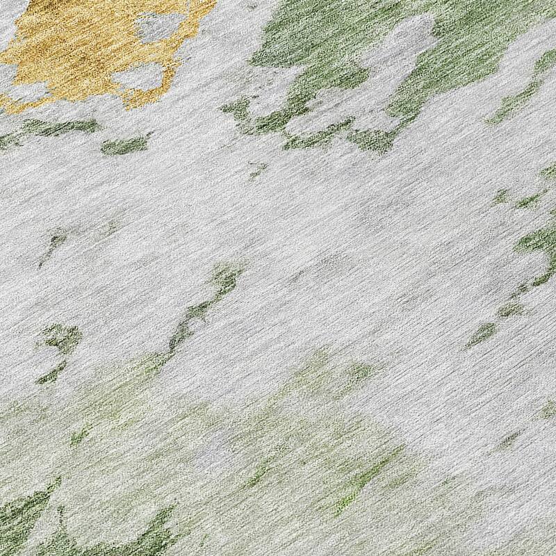 Machine Washable Indoor/ Outdoor Chantille Tie Dye Modern Rug