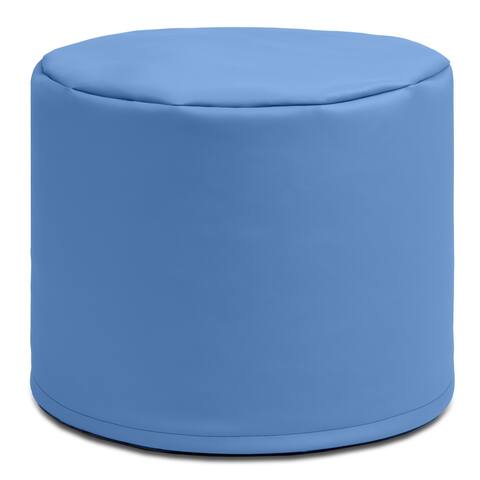 Jaxx Spring Modular Pouf Classroom Bean Bag Seat, Premium Vinyl - Royal Blue