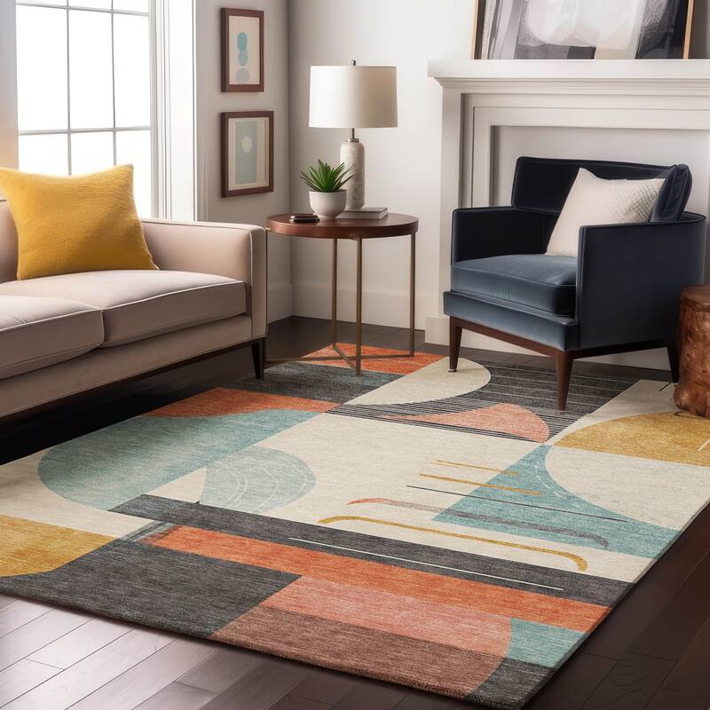 Premium Washable Super Soft Contemporary Mayfield Rug