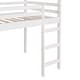 preview thumbnail 12 of 14, Twin Size House Loft Bed with Slide, White